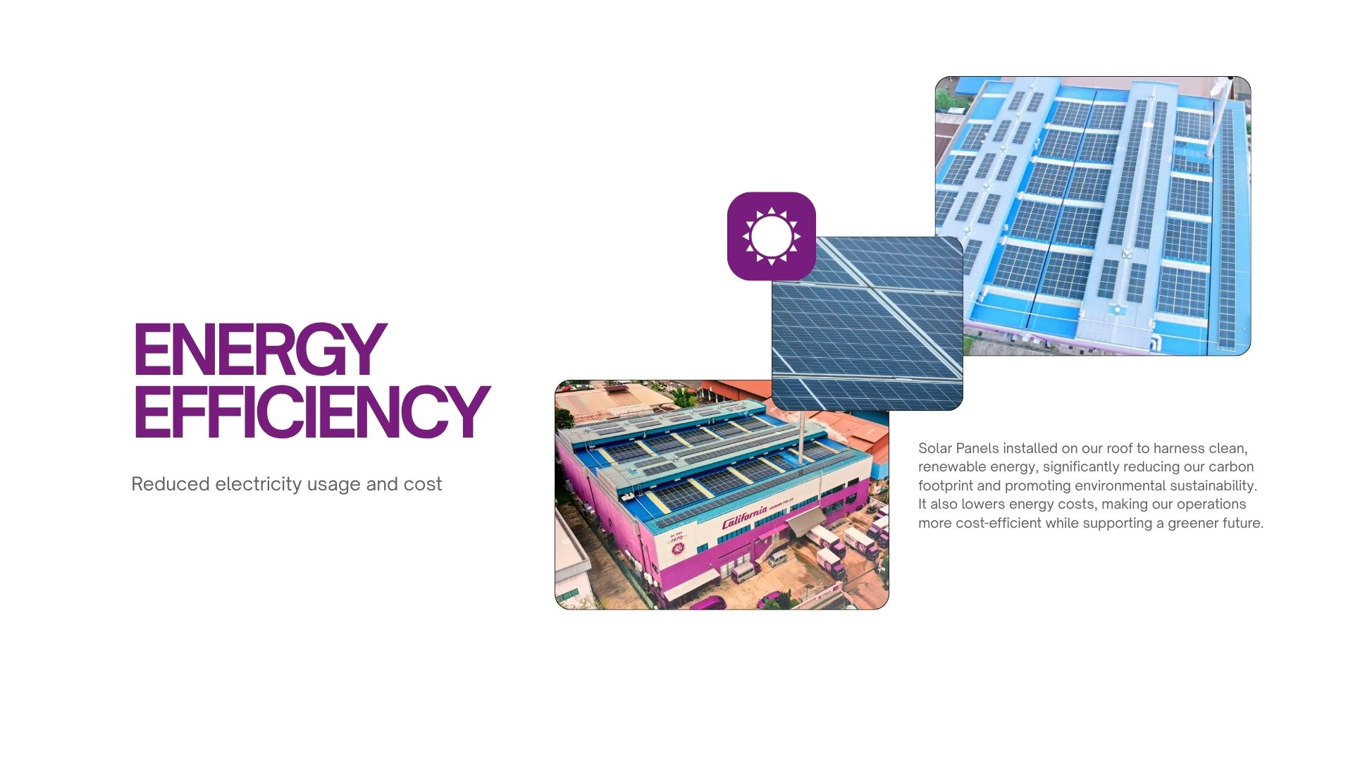 SIMPLE California Laundry Marketing - Solar Panel
