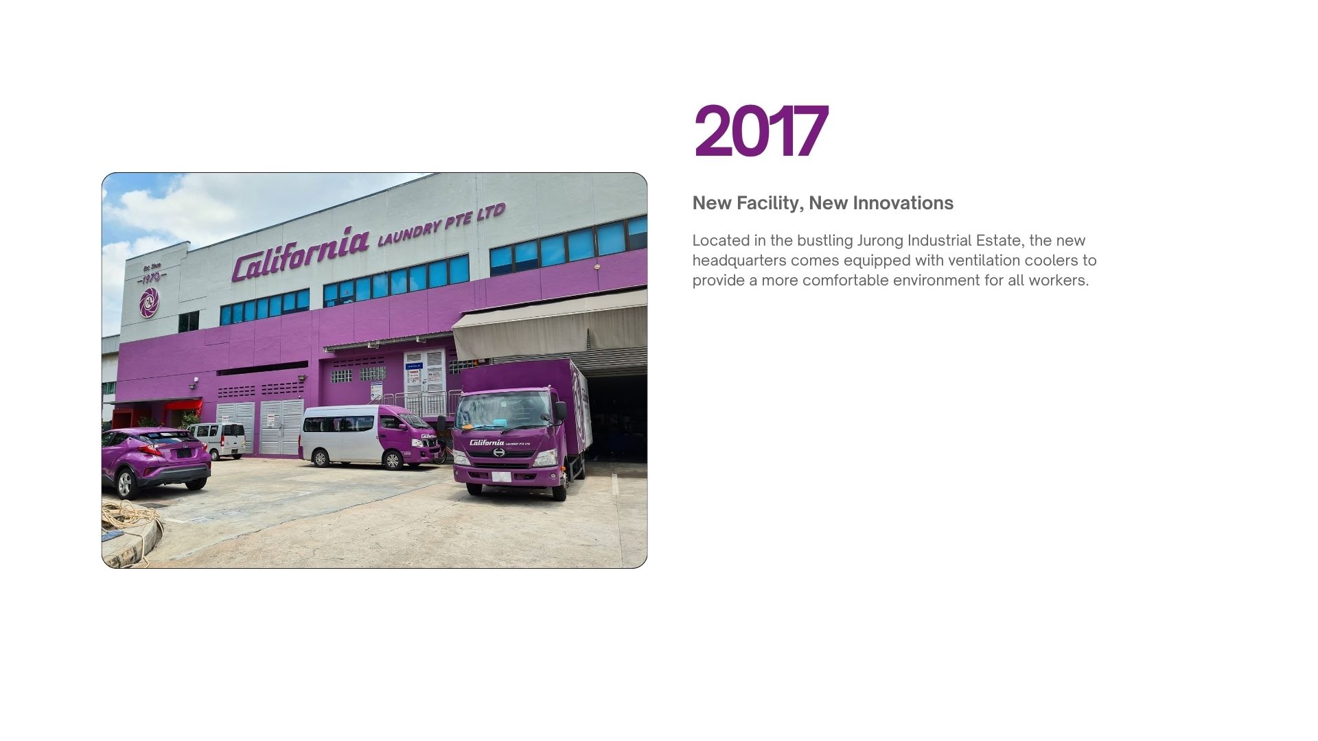 SIMPLE California Laundry Marketing - history 2017